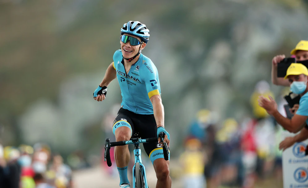 Miguel Angel Lopez triumphierte auf dem Col de  la Loze. 