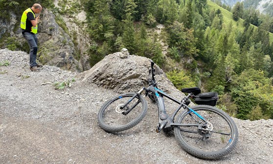 Tödlicher Absturz eines Mountainbikers nahe der Ganalm in Terfens, Tirol