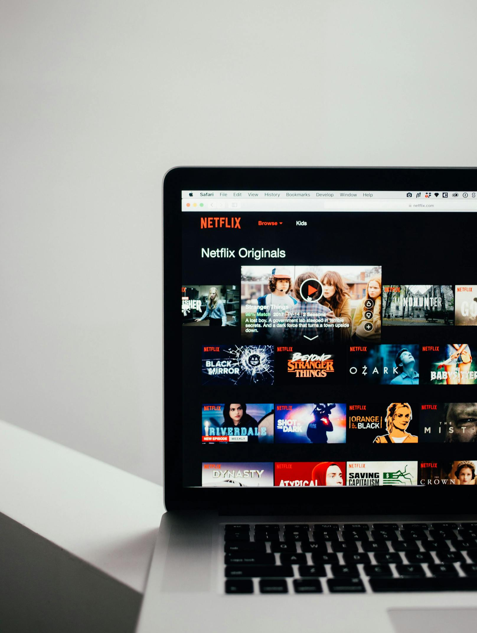 Netflix lässt sich auch für den Testmonat bezahlen