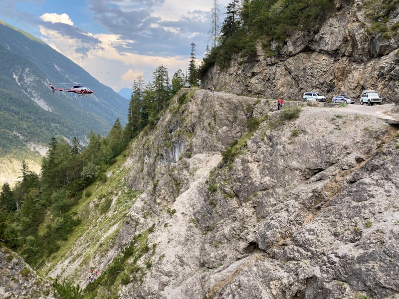 Tödlicher Absturz eines Mountainbikers nahe der Ganalm in Terfens, Tirol