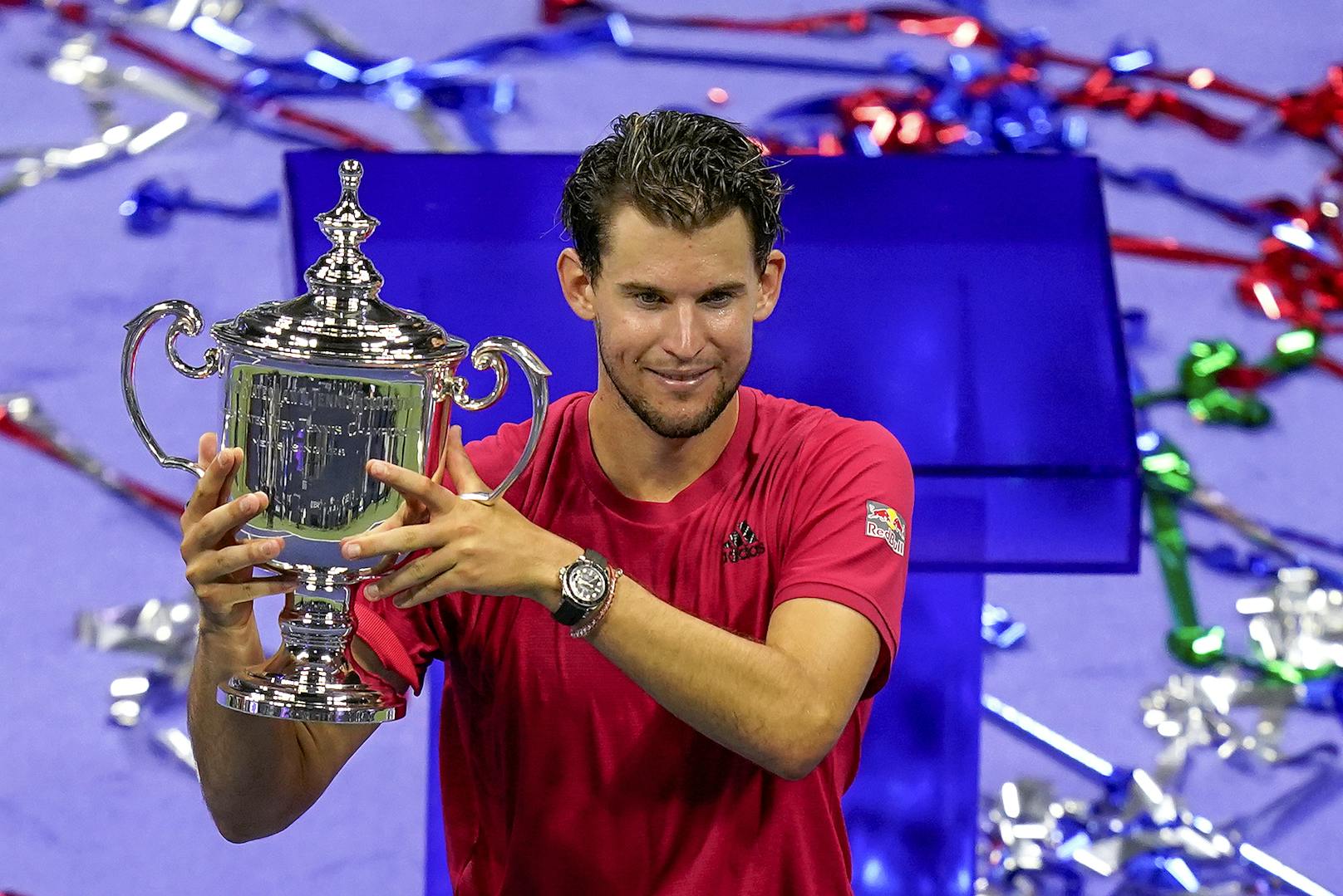 Dominic Thiem musste die US-Open-Trophäe in New York zurücklassen. 