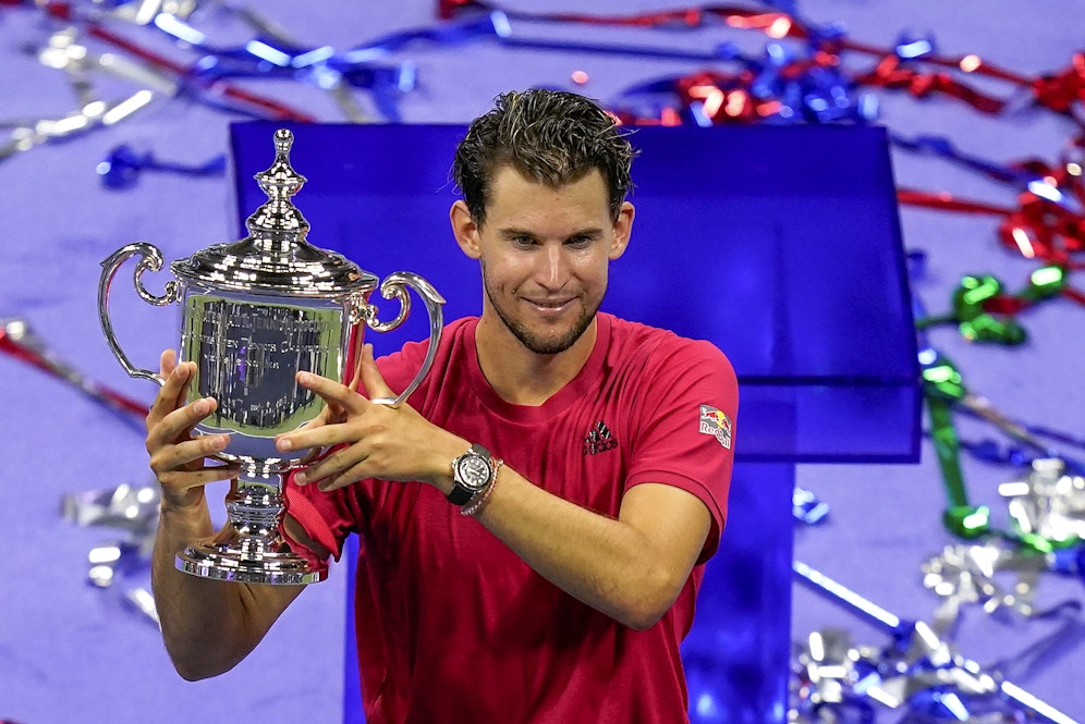 Dominic Thiem musste die US-Open-Trophäe in New York zurücklassen. 