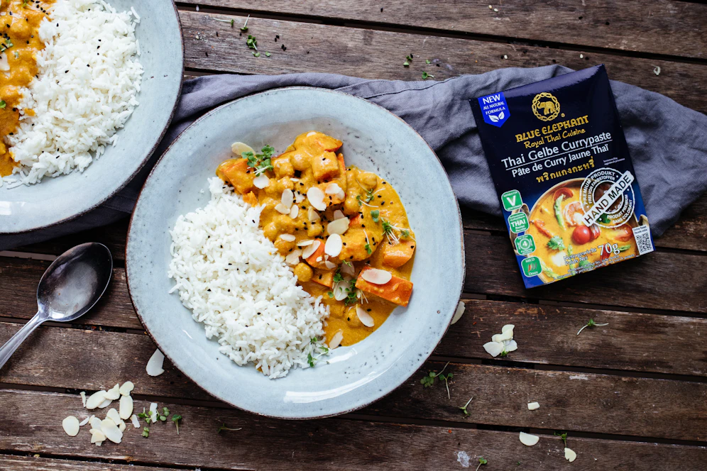 Blue Elephant Gelbes Kürbis Curry