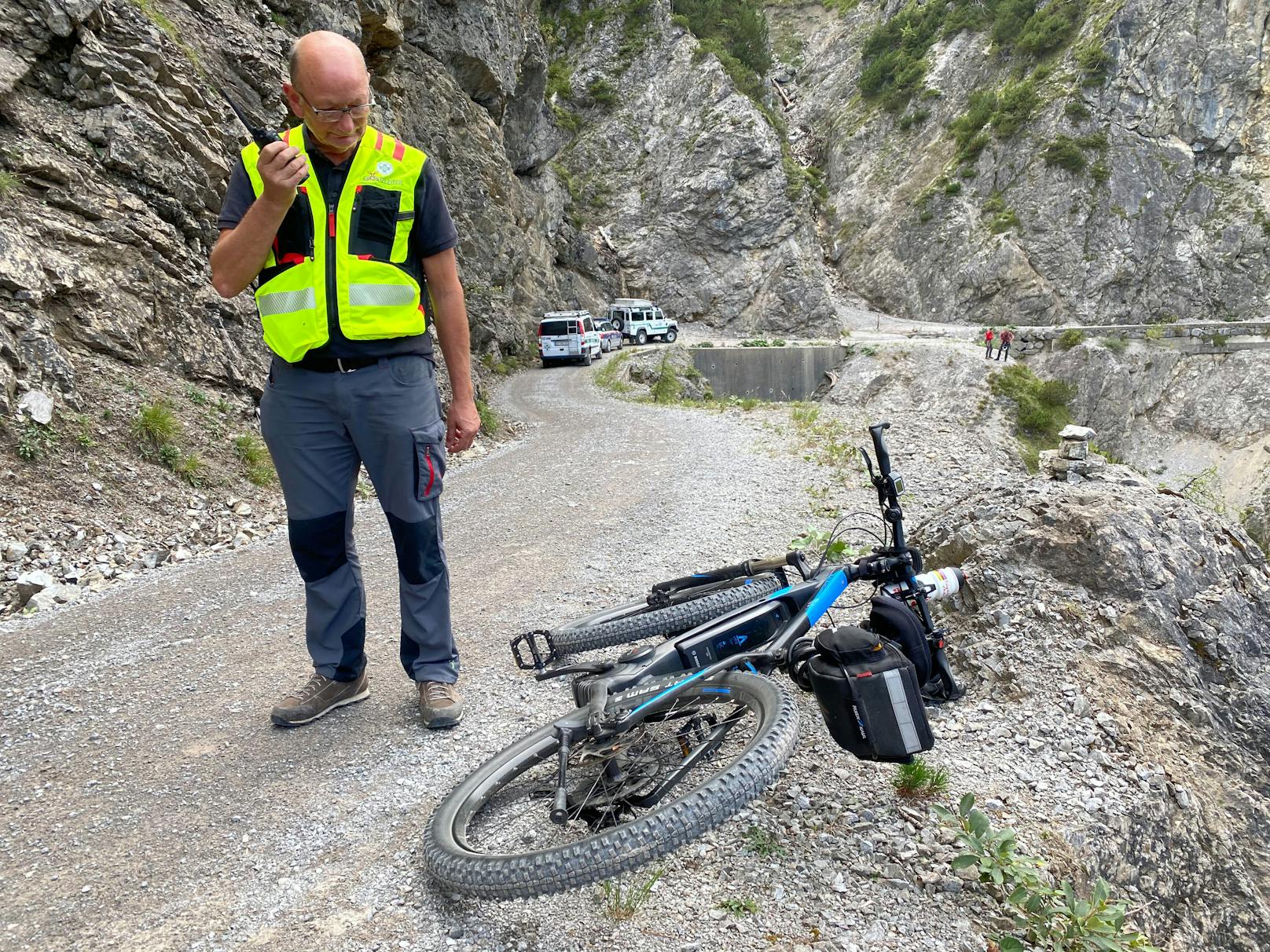 Tödlicher Absturz eines Mountainbikers nahe der Ganalm in Terfens, Tirol