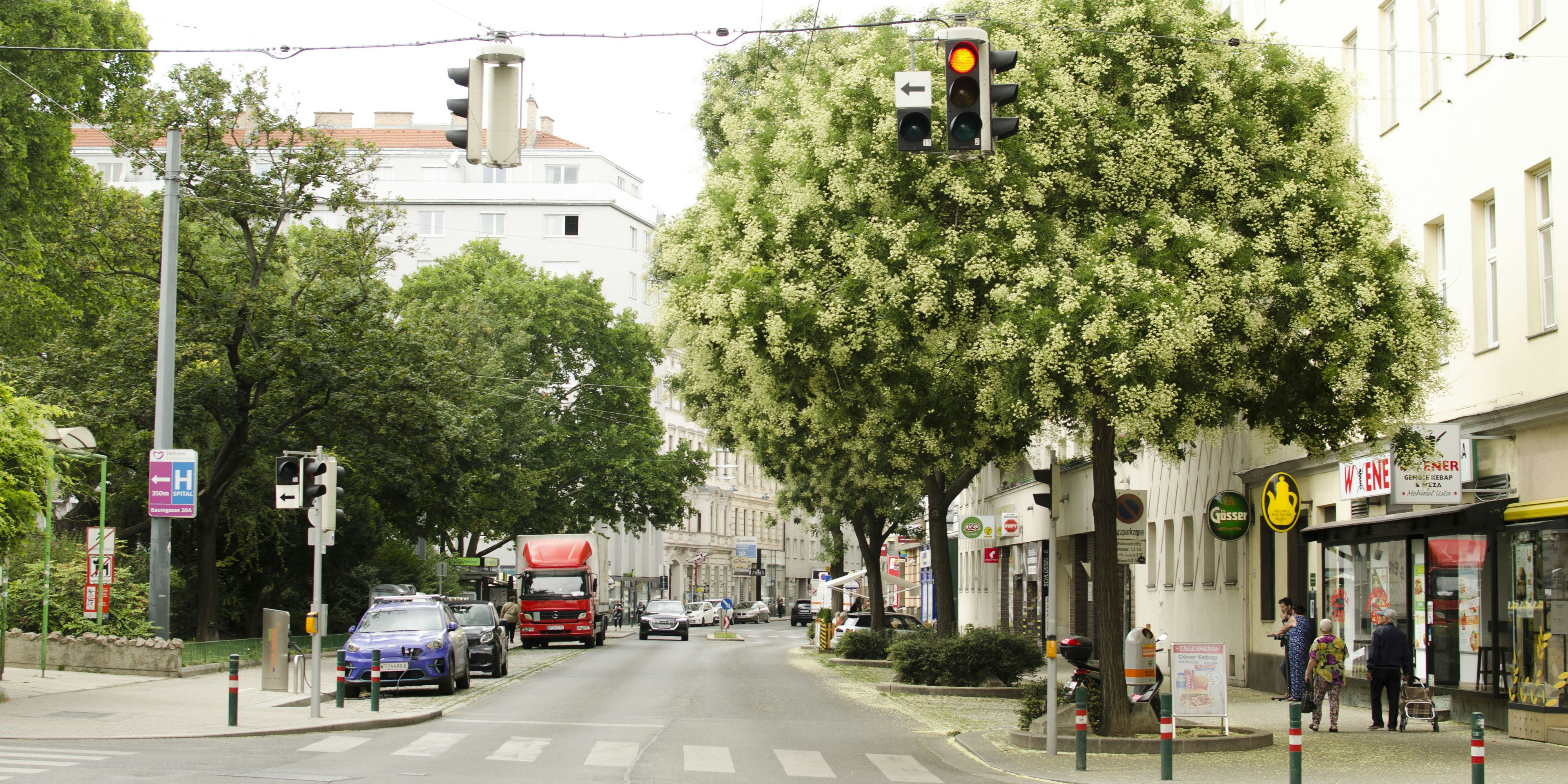 Der  Kardinal-Nagl-Platz vorher.