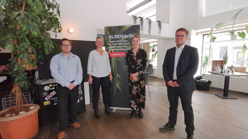 CBD-Händler protestieren in Wien gegen EU-Pläne.