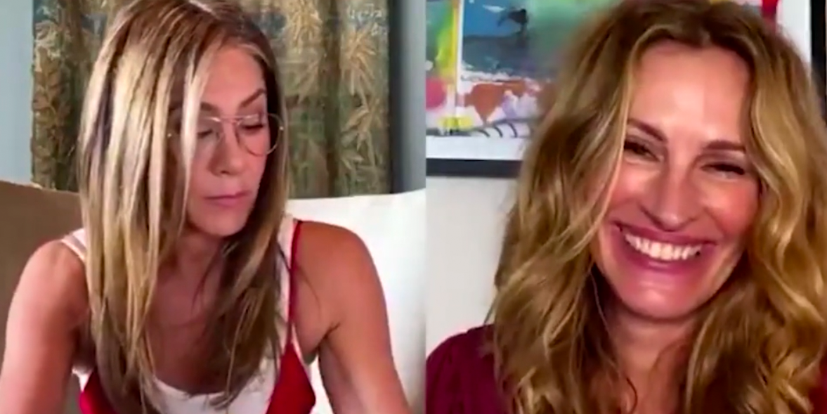 Julia Roberts war ganz mitgenommen von der Szene.