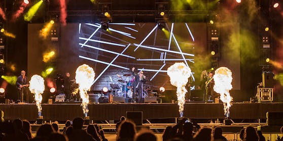 Opus ("Live is Life") sorgten für einen fulminanten Auftritt