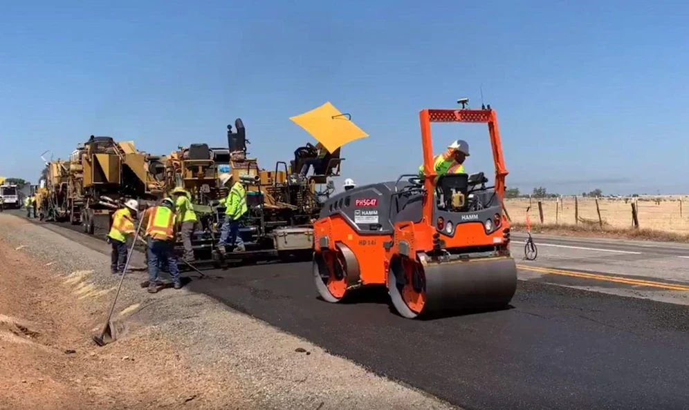 So wird die Plastik-Straße in den USA gebaut.