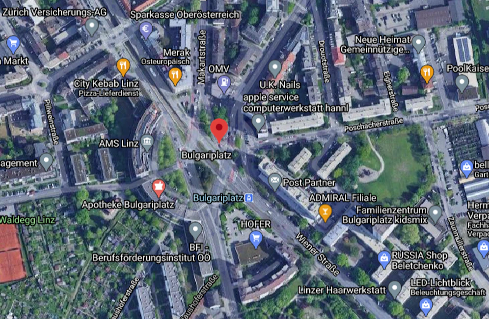 Ein Streit zwischen zwei Männern am bzw. um den Bulgariplatz war eskaliert. 