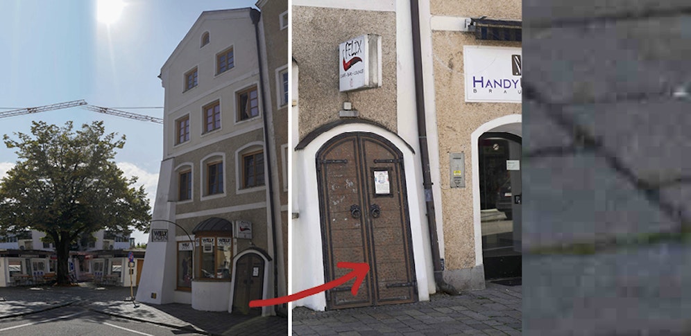 Weil es zu laut war, soll ein Nachbar in diesem Lokal in Braunau Gäste bedroht haben.