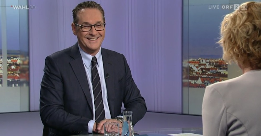 HC Strache in der ORF-Pressestunde