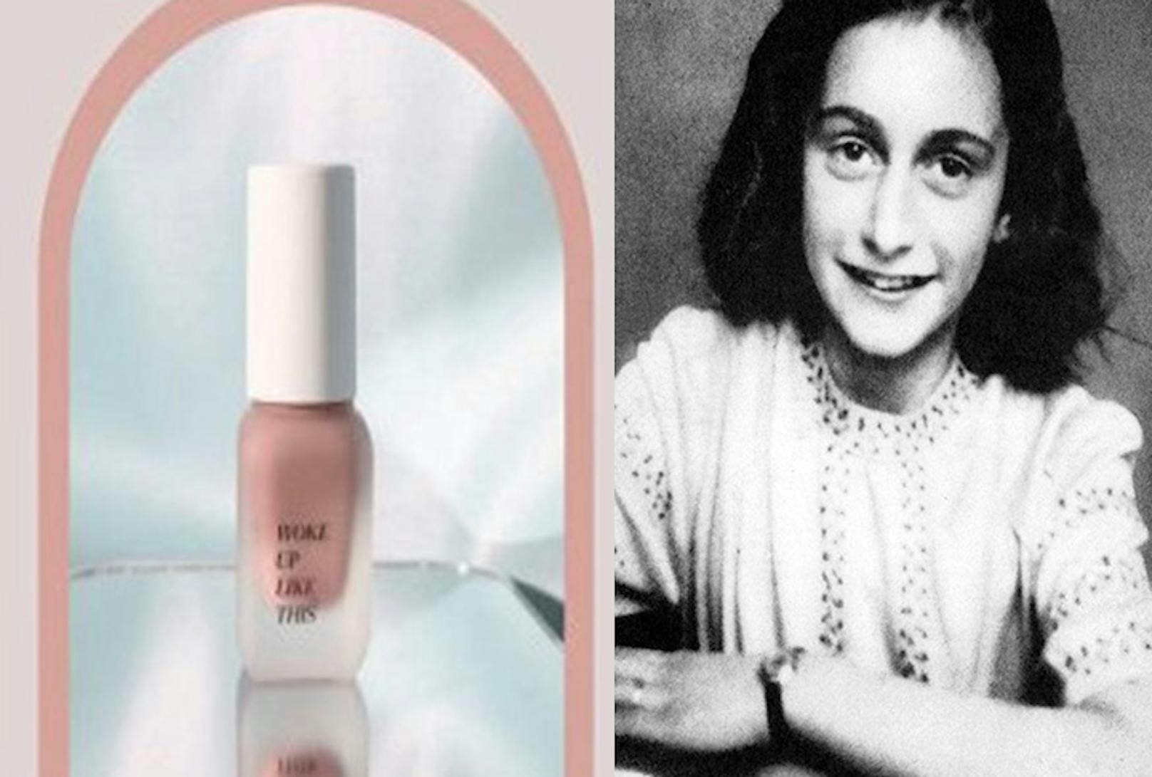Das "Anne Frank Blush" einer Kosmetikmarke aus Hongkong steht stark in der Kritik.