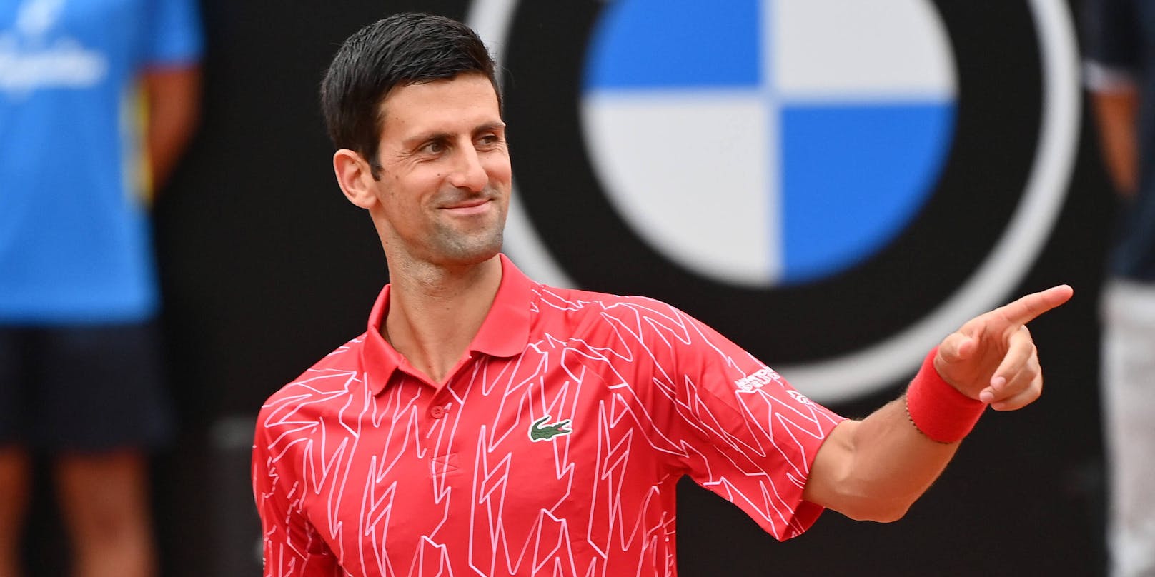 Novak Djokovic jubelt in Rom.