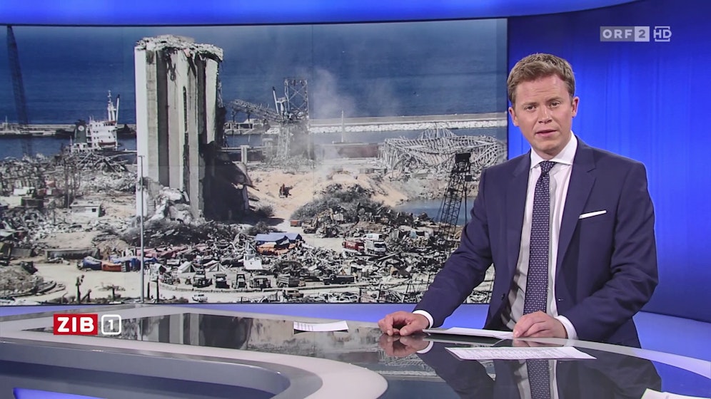 Größere Bildeinspielungen in ZiB 1