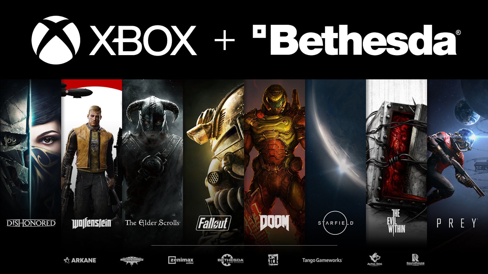 Xbox übernimmt Bethesda, seine Studios und Marken.