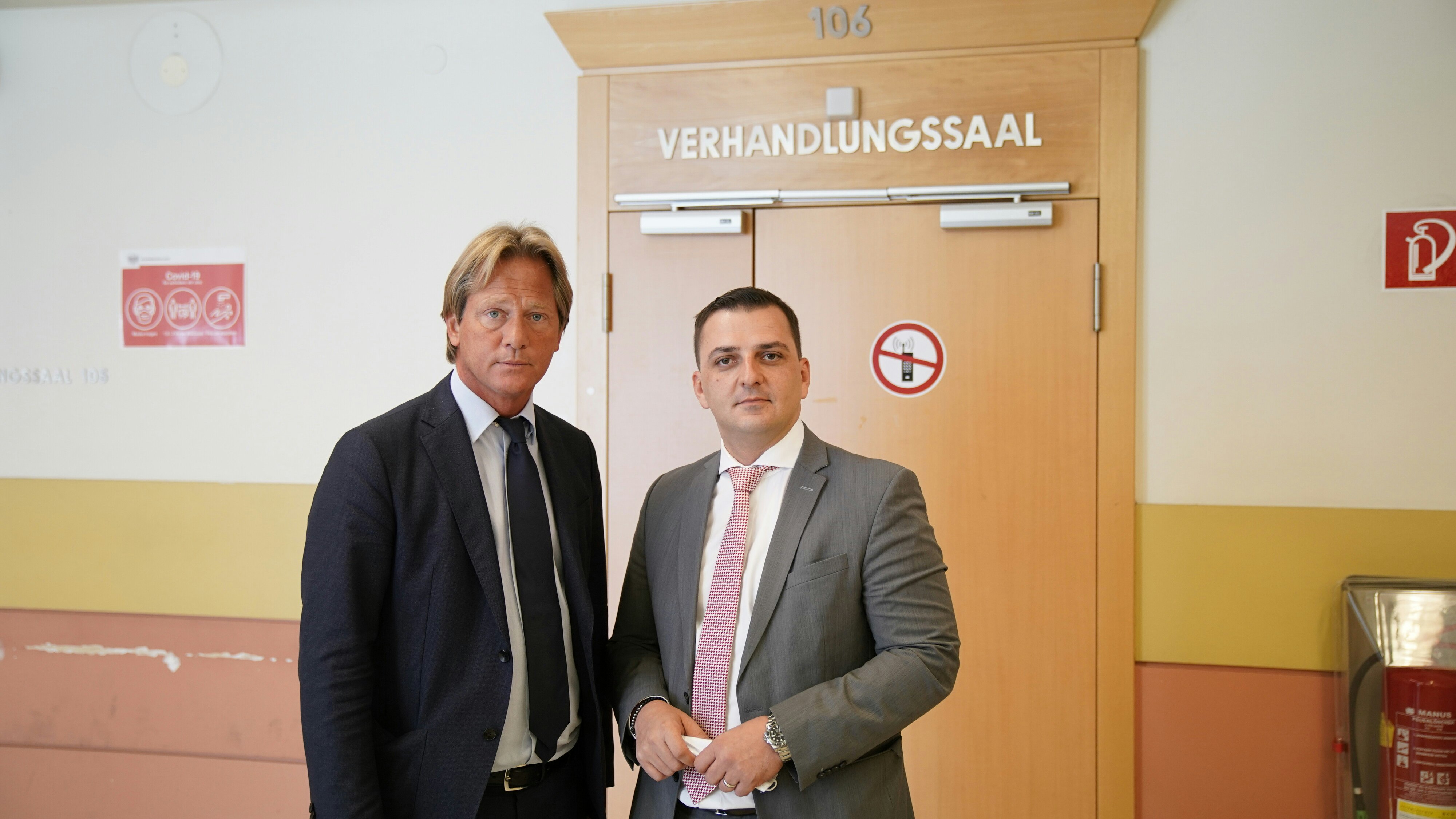 Alexander Philipp (l.) und Mirsad Musliu (r.) verteidigten im Mafia-Prozess.