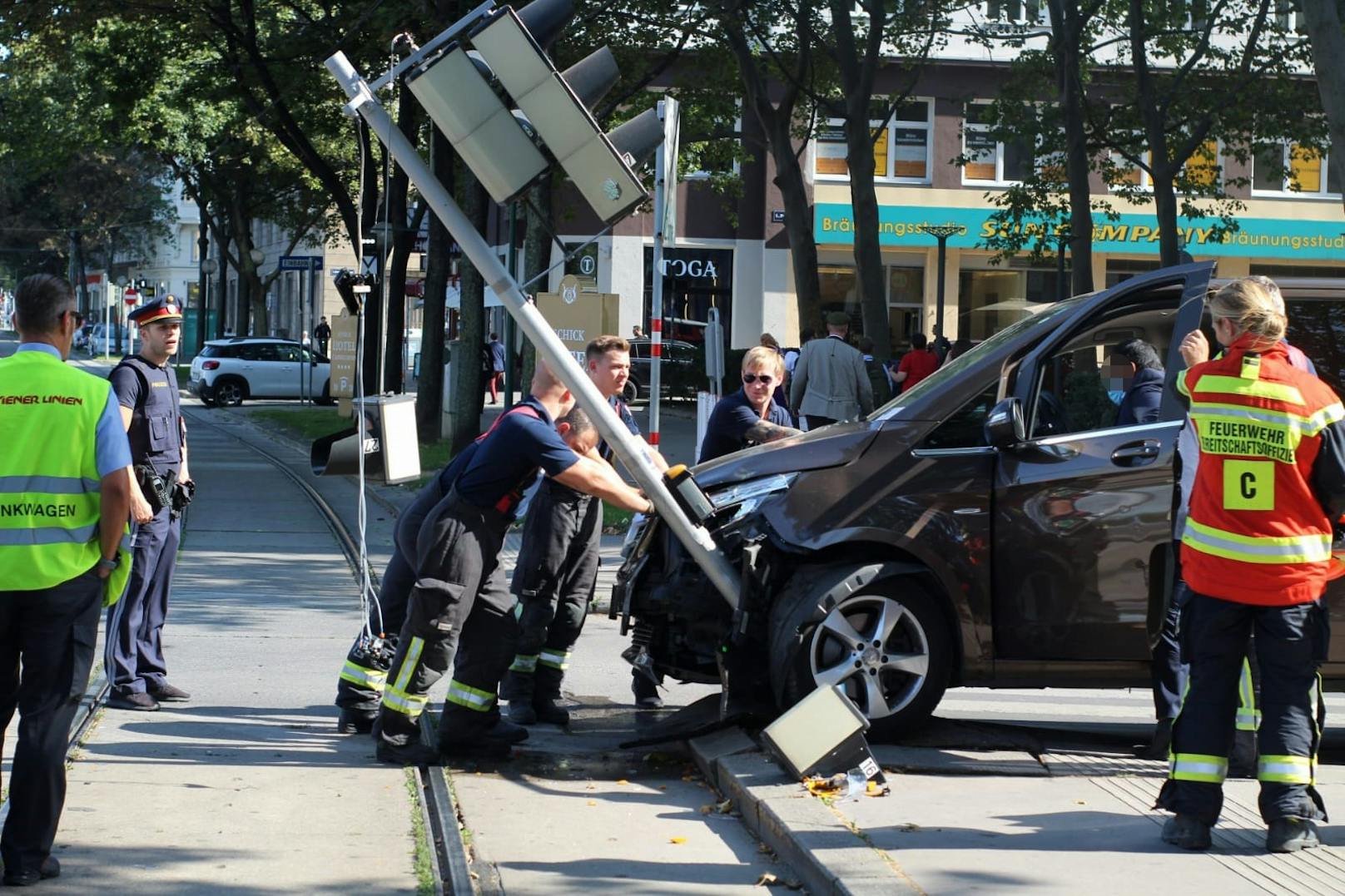Ärgerlicher Crash in der Wiener Innenstadt