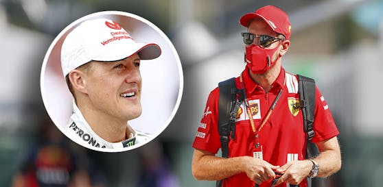Sebastian Vettel sieht keine Parallelen zu Michael Schumacher. 