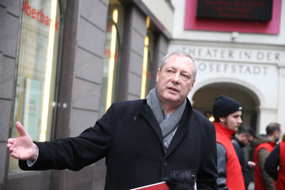 Heinz Vettermann, SPÖ-Spitzenkandidat in der Josefstadt, will den ganzen Bezirk zur Wohnzone machen.