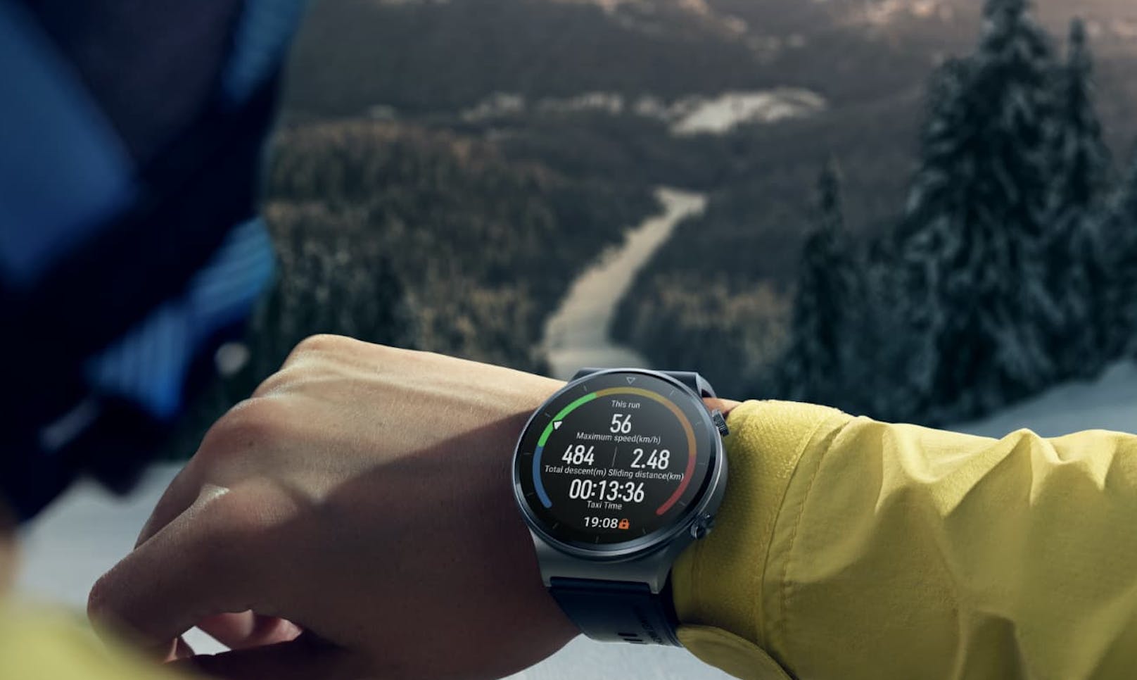 Huawei Watch GT Pro bietet Trackingoptionen auch für Sportarten wie Ski- und Snowboard
