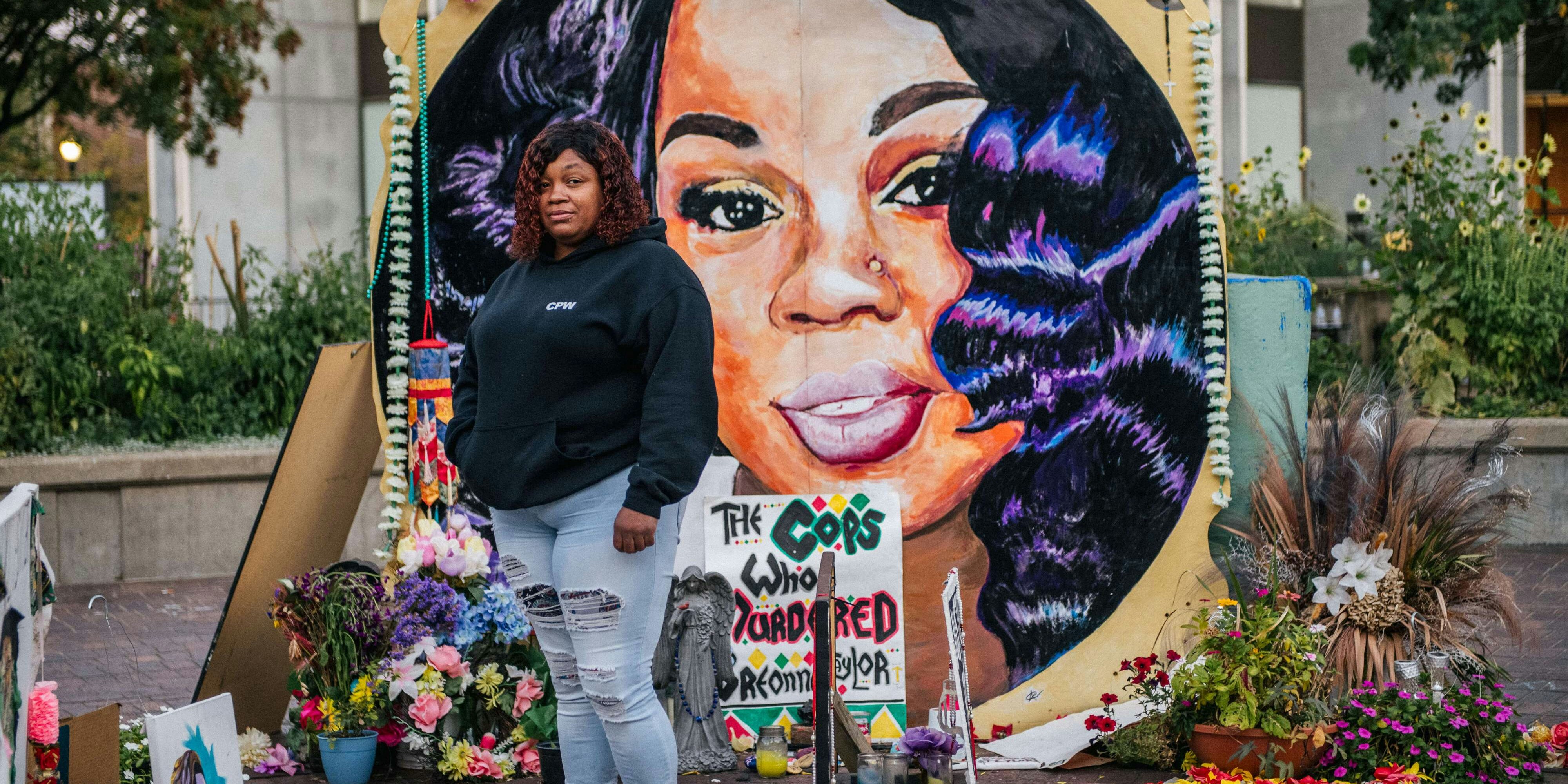 In der TV-Debatte ging es auch um die <a href="https://www.heute.at/s/polizisten-bei-anti-rassismus-demo-in-usa-angeschossen-100103646">Afroamerikanerin&nbsp;Breonna Taylor</a>, die von Polizisten erschossen wurde.