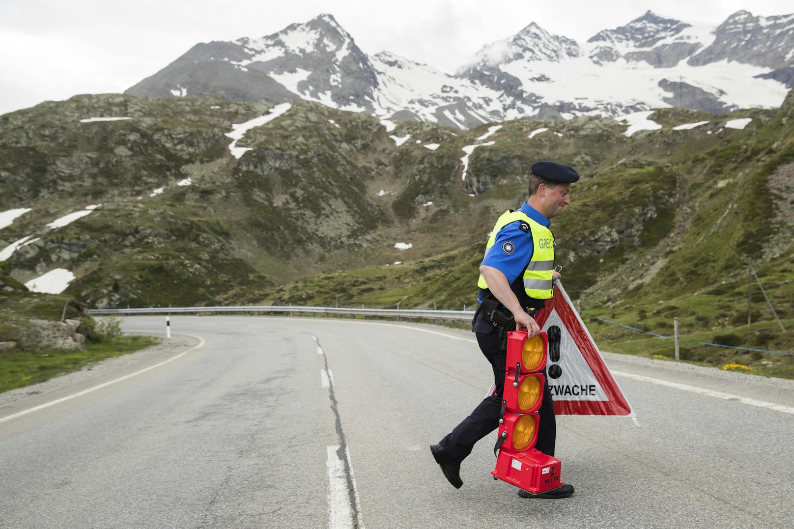 Grenzkontrolle in der Schweiz (Archivfoto)