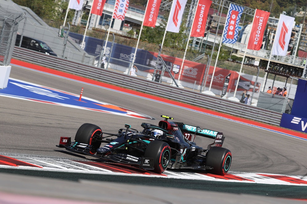 Valtteri Bottas ist am Freitag eine Klasse für sich. 