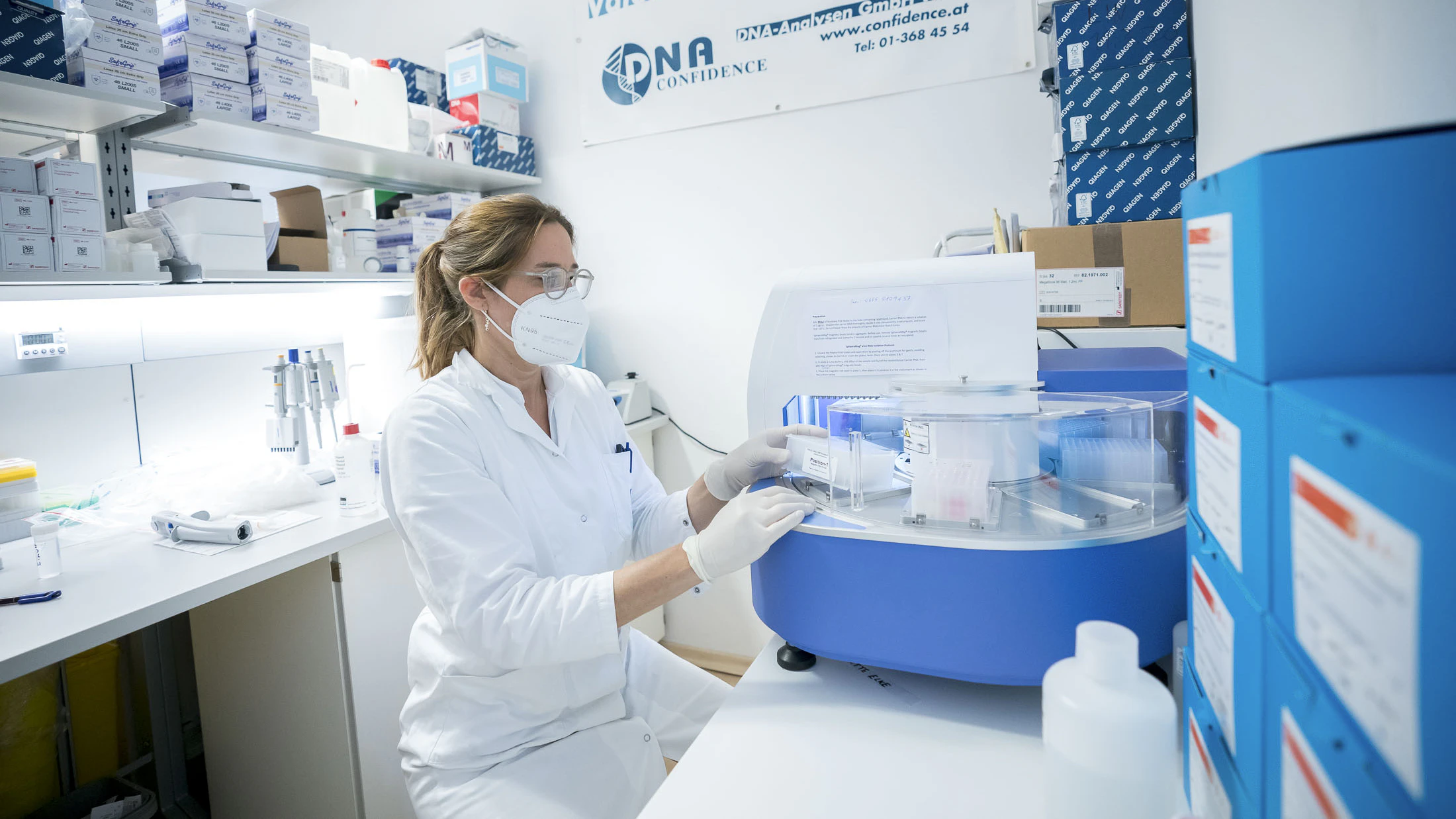 PCR-Tests werden binnen weniger Stunden ausgewertet.