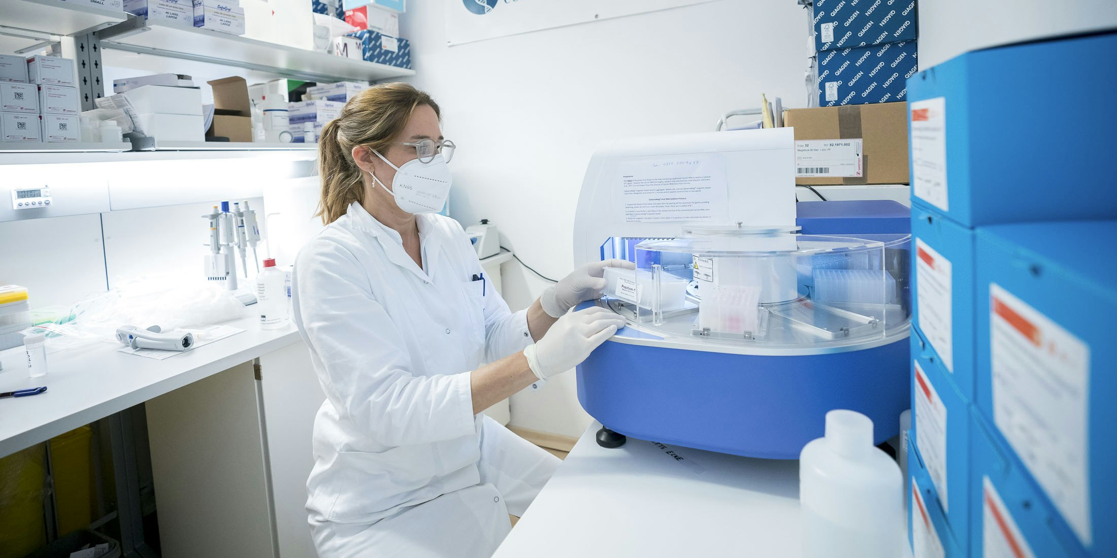 PCR-Tests werden binnen weniger Stunden ausgewertet.