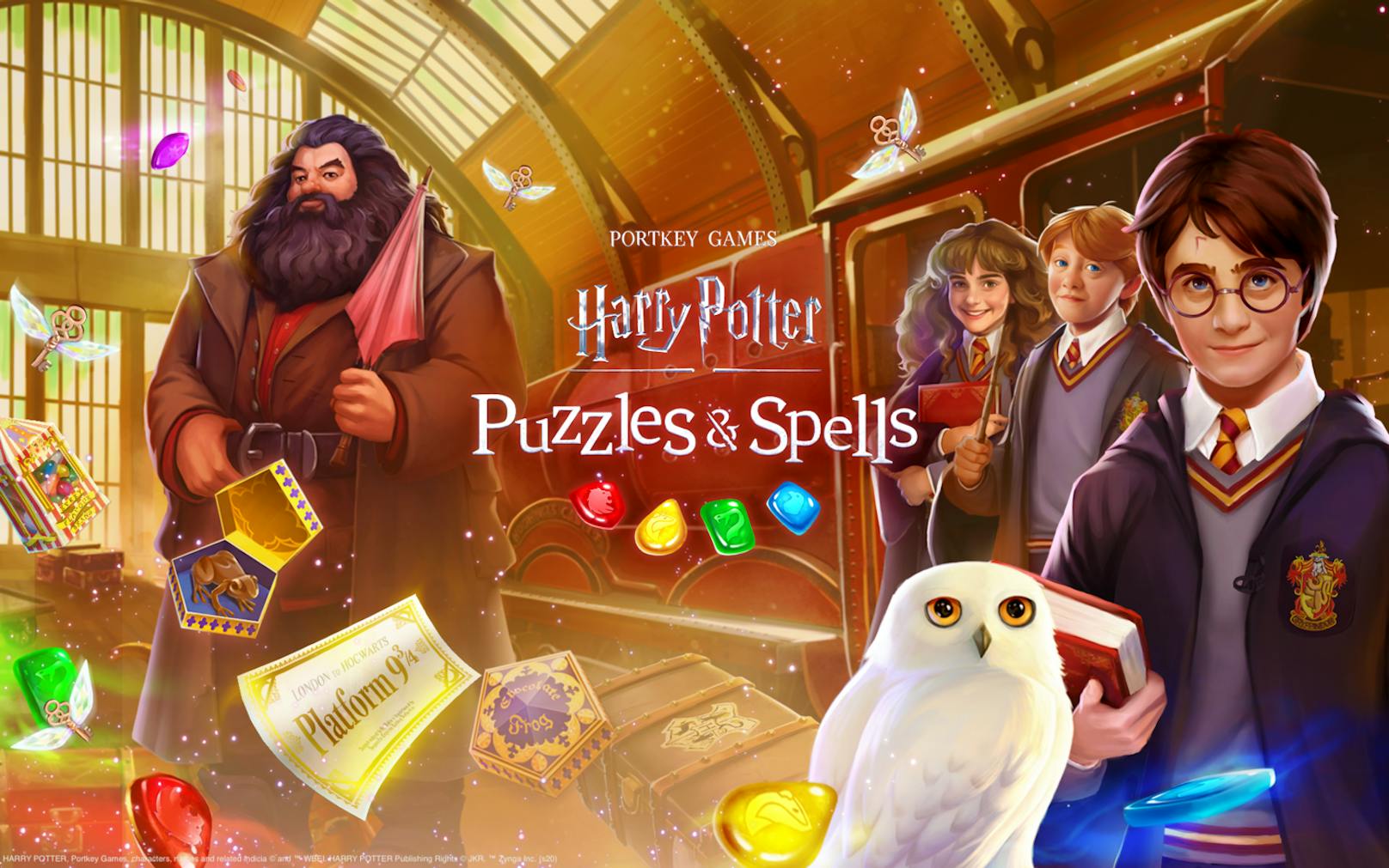 Harry Potter: Puzzles & Spells ab sofort auf Android, iOS, Kindle und Facebook erhältlich.