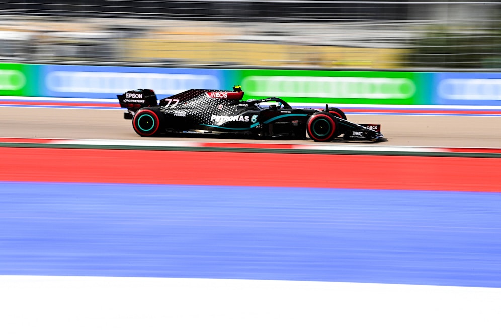 Valtteri Bottas raste zum Sotschi-Sieg.