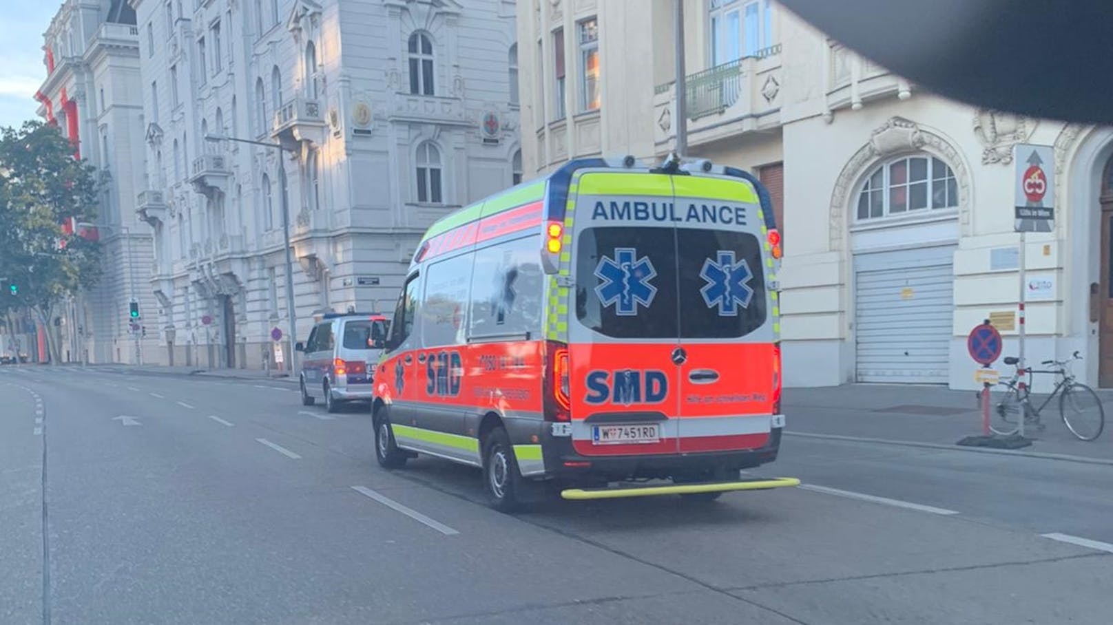 Bei der Mall in Wien-Landstraße fanden am Sonntagmorgen Dreharbeiten statt.