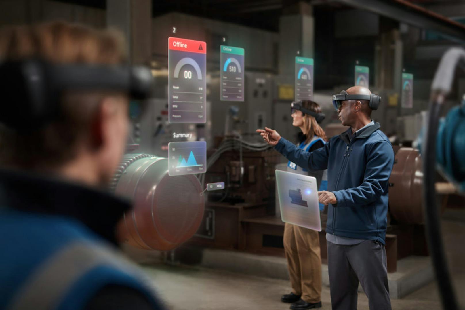 Für intuitive Interaktion in der gemischten Realität setzt Microsoft HoloLens 2 auf die AI-Fähigkeiten von Azure.