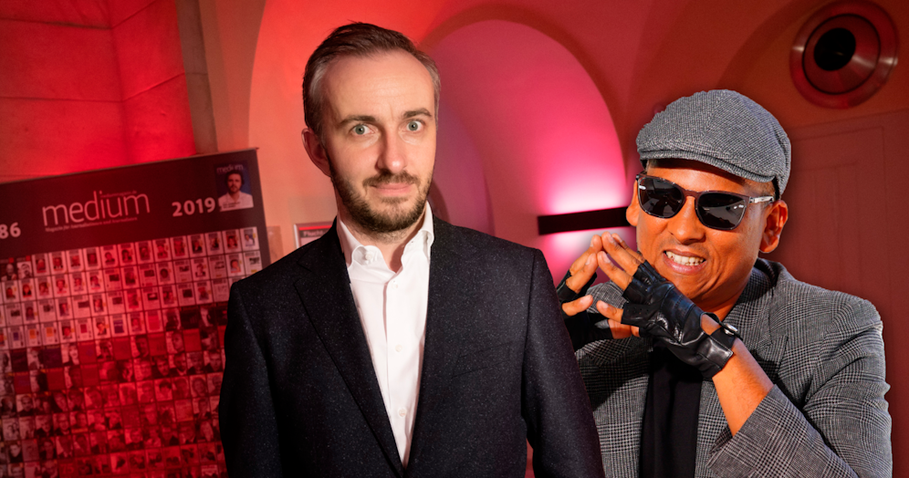 Der Sänger will gegen den Comedian kämpfen.