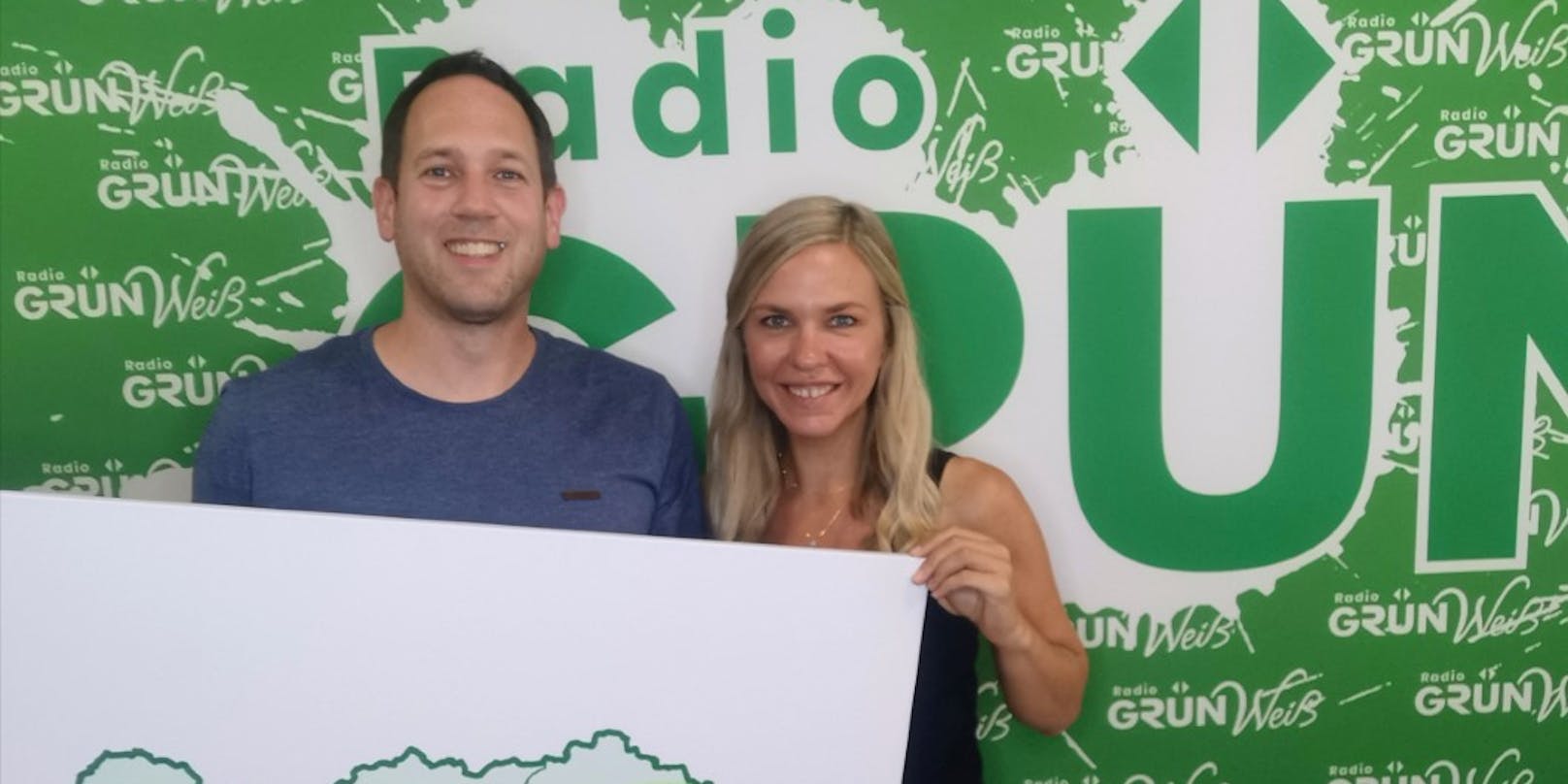 Radio Grün Weiß-Eigentümer Nicole Präpasser und Peter Petzner freuen sich über die massive Sendegebietserweiterung.