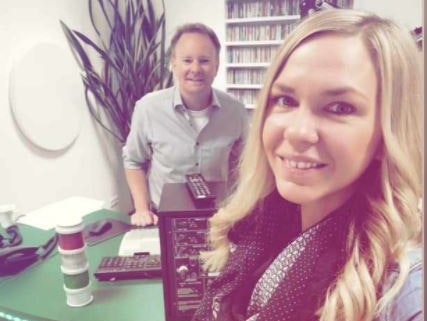 Radio Grün Weiß-Urgestein Mario Fraiss und Eigentümerin&nbsp;Nicole Präpasser