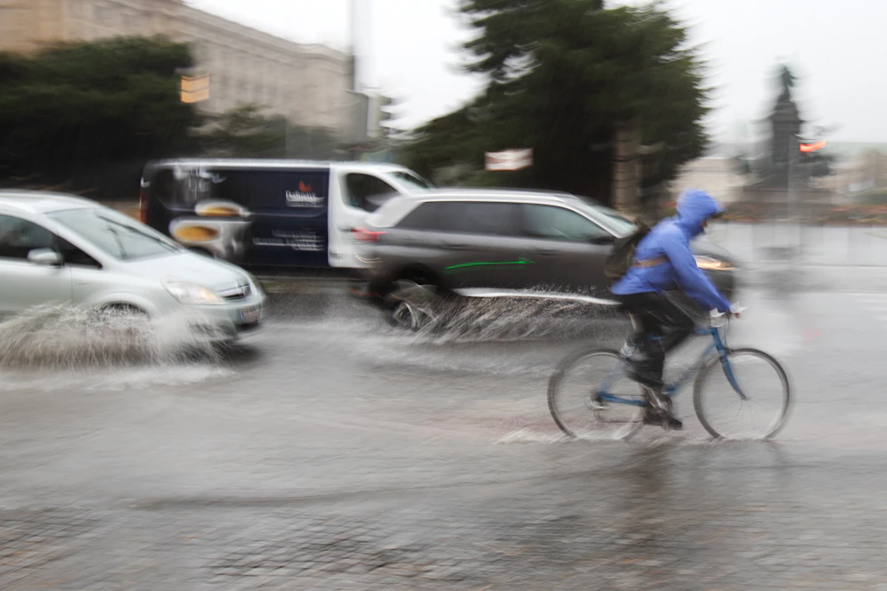 Vor allem auf Wien kommen große Regenmengen zu.