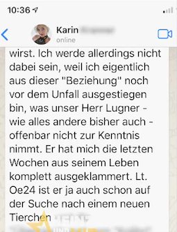 Lugner: SMS zu Liebes-Aus