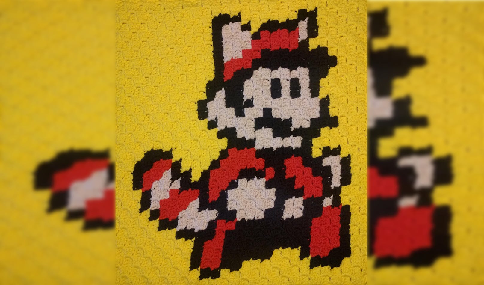 So häkelst du eine "Super Mario"-Decke im C2C-Muster