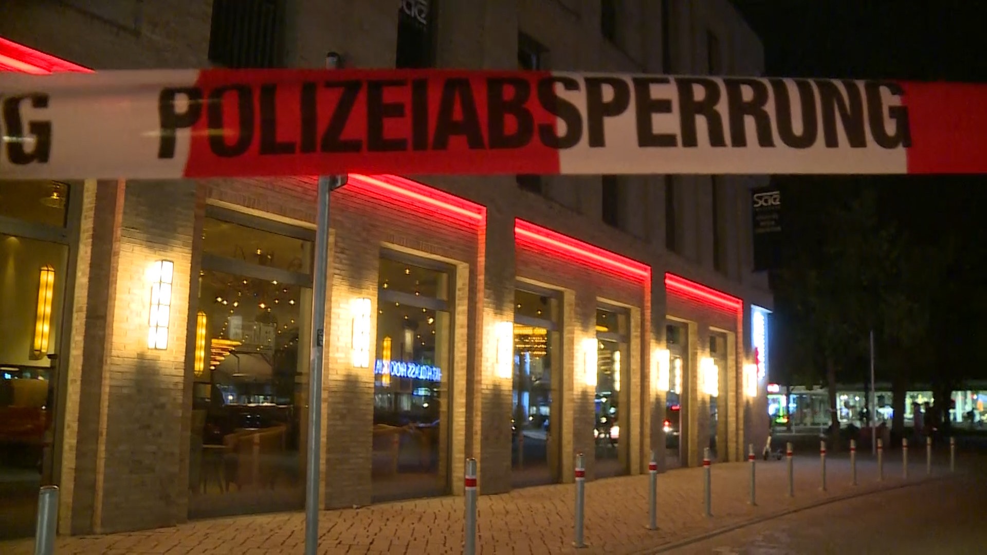 Der Vorfall passierte am Steintor in der Innenstadt von Hannover in Deutschland.