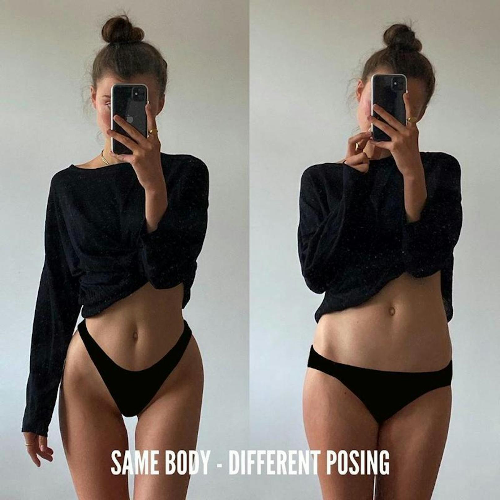 #samebodydifferentpose soll auf Instagram für mehr Selbstliebe sorgen.<br>