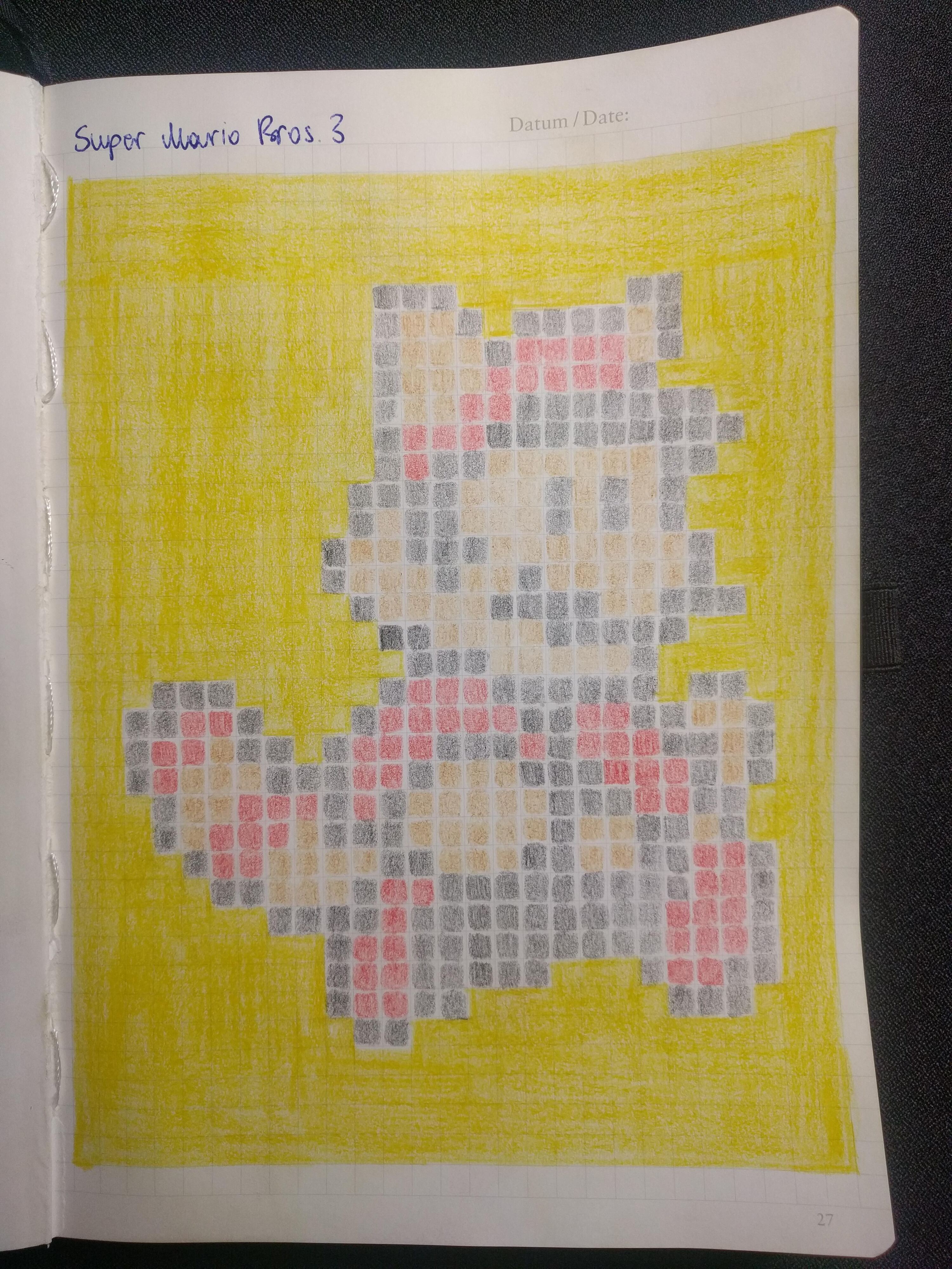 Die Vorlage lässt sich leicht auf einem Blatt vorzeichnen.