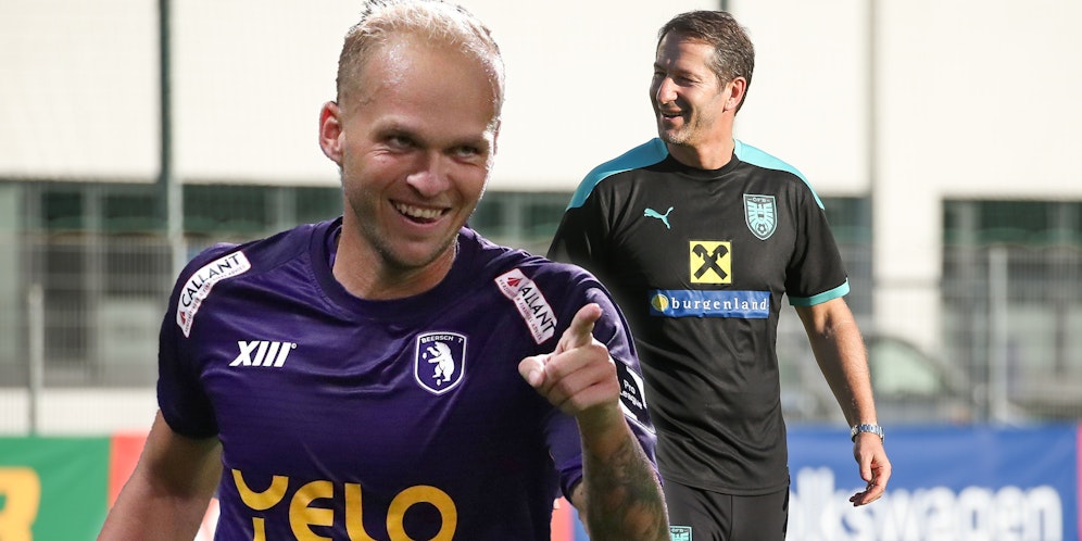 Raphael Holzhauser wurde von Teamchef Franco Foda erstmals nominiert.
