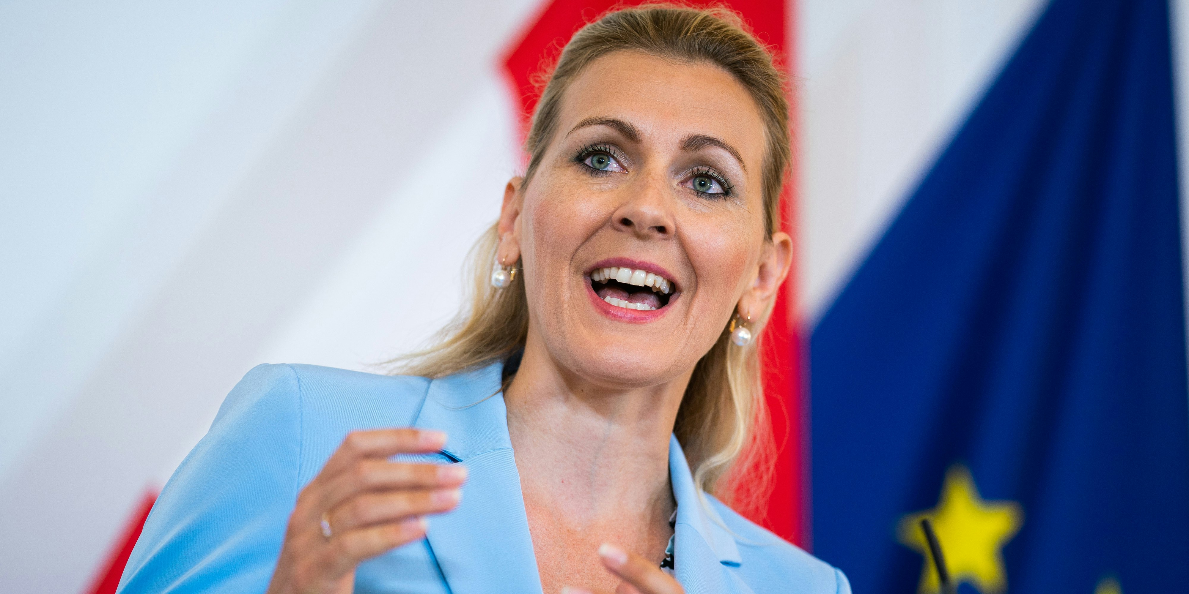 Arbeitsministerin Christine Aschbacher stellte am Dienstag die Arbeitsmarktsituation vor.