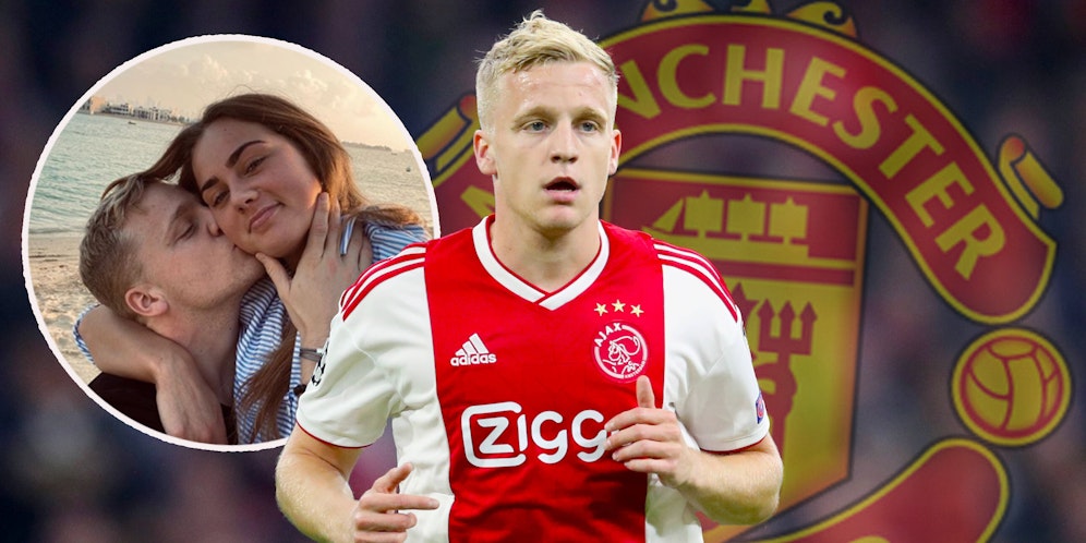 Donny van de Beek und seine Freundin Estelle Bergkamp.