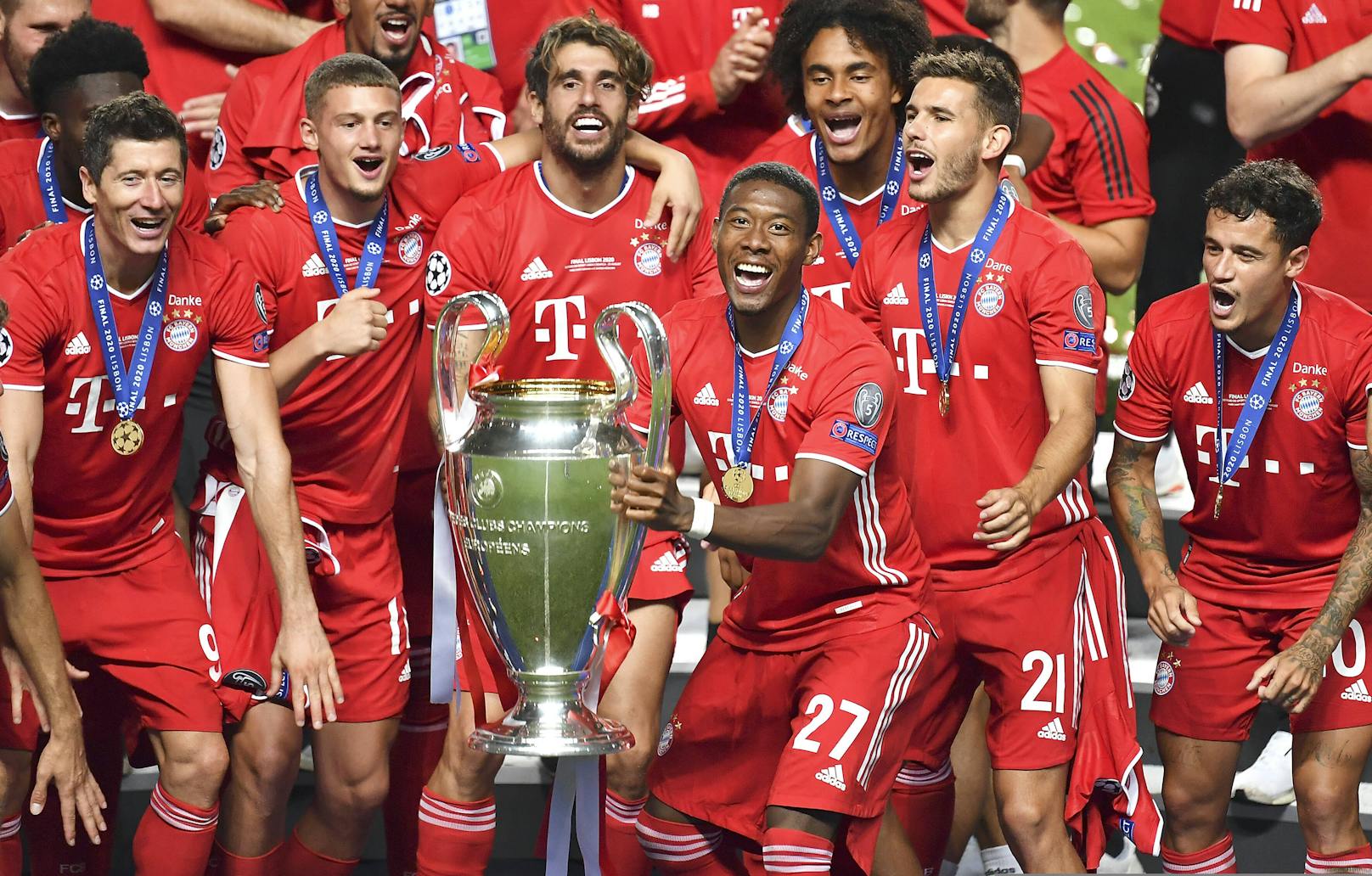 Nach 2013 holte Alaba mit den Bayern auch 2020 das Triple. In der Champions League besiegten die Münchner PSG im Finale mit 1:0 - danach wurde ausgiebig gefeiert!