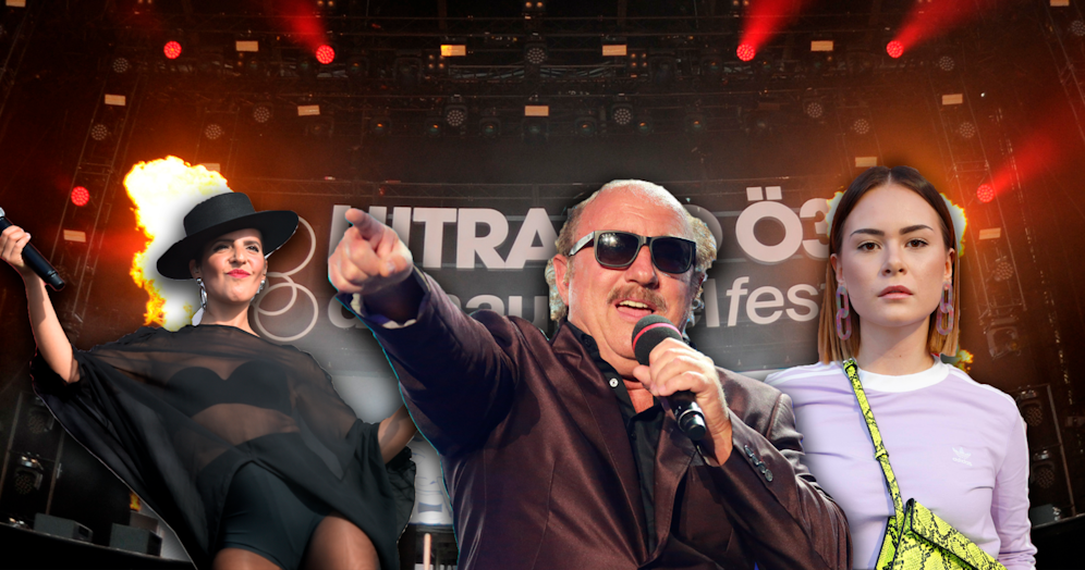 Cleo Panther (l), Herwig Rüdisser von Opus und Mathea.