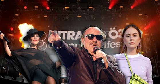 Cleo Panther (l), Herwig Rüdisser von Opus und Mathea.