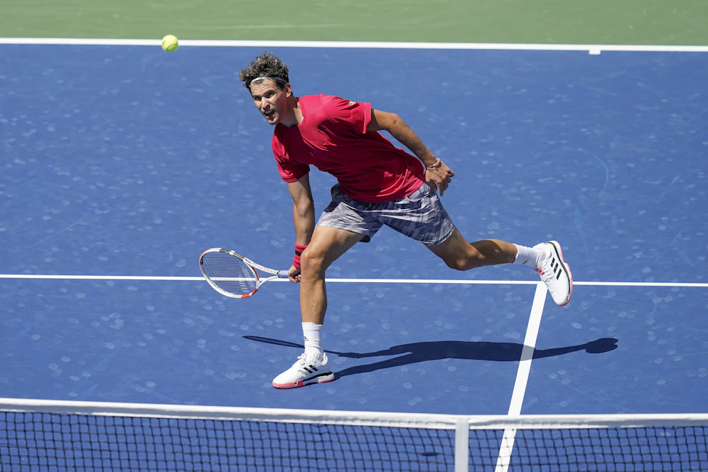 Dominic Thiem spielt im neuen Look.
